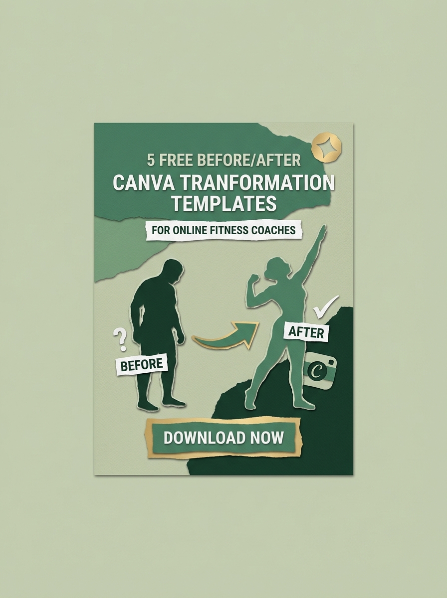 5 Free Before/After Transformation Templates for Online Coaches