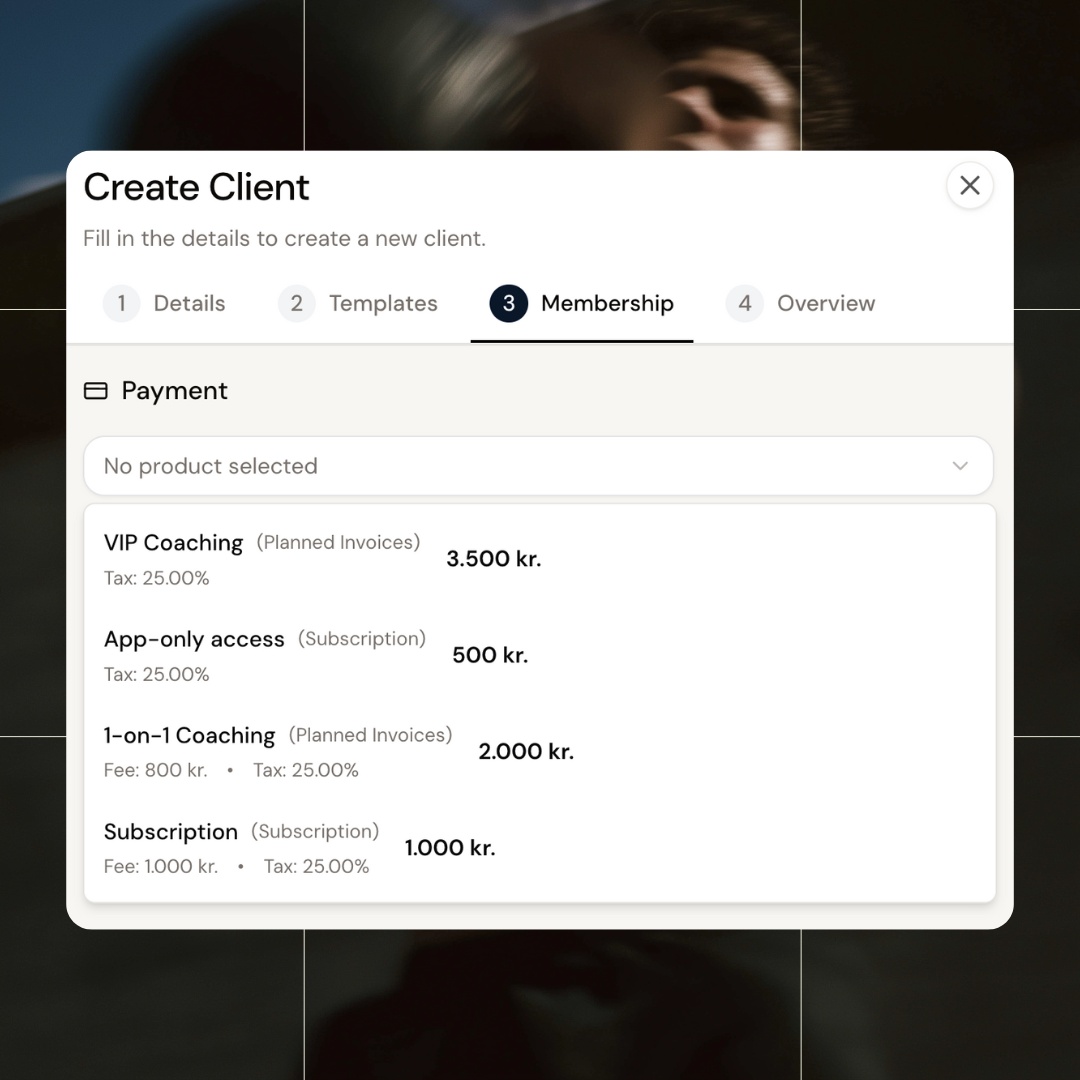 One click to assign payment