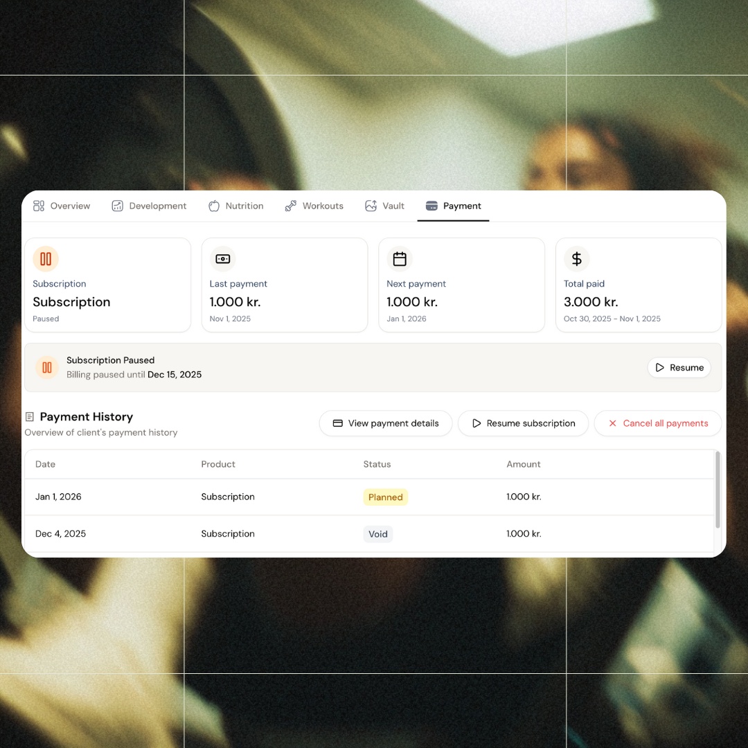 Pause, skip, refund - whatever you need