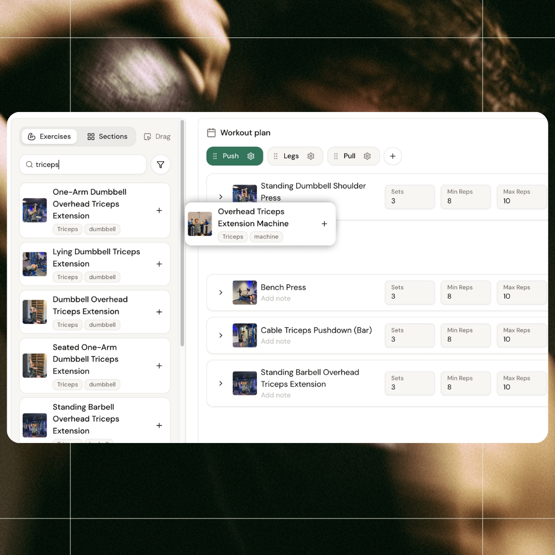 Finally, a workout builder that doesn't hold you back